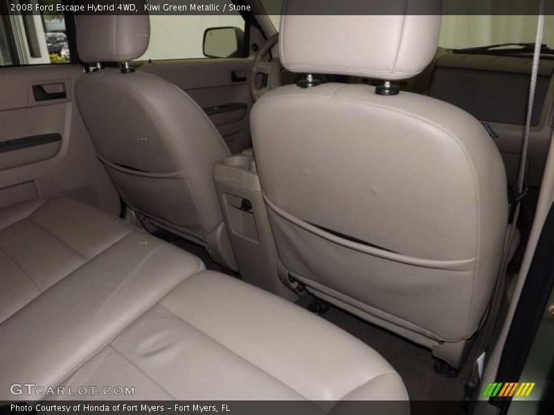 Kiwi Green Metallic / Stone 2008 Ford Escape Hybrid 4WD