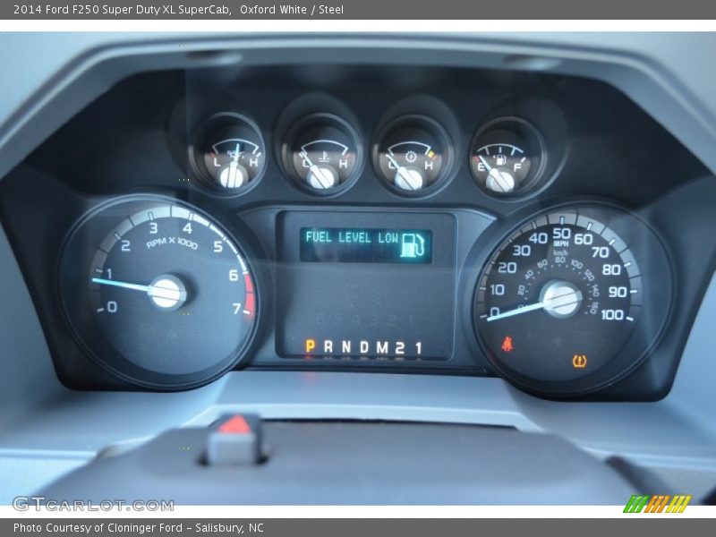 Oxford White / Steel 2014 Ford F250 Super Duty XL SuperCab