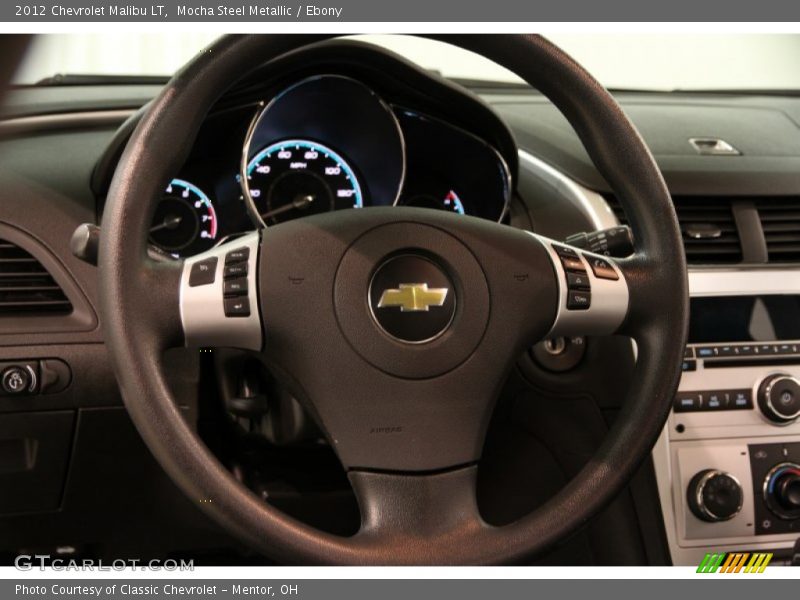 Mocha Steel Metallic / Ebony 2012 Chevrolet Malibu LT