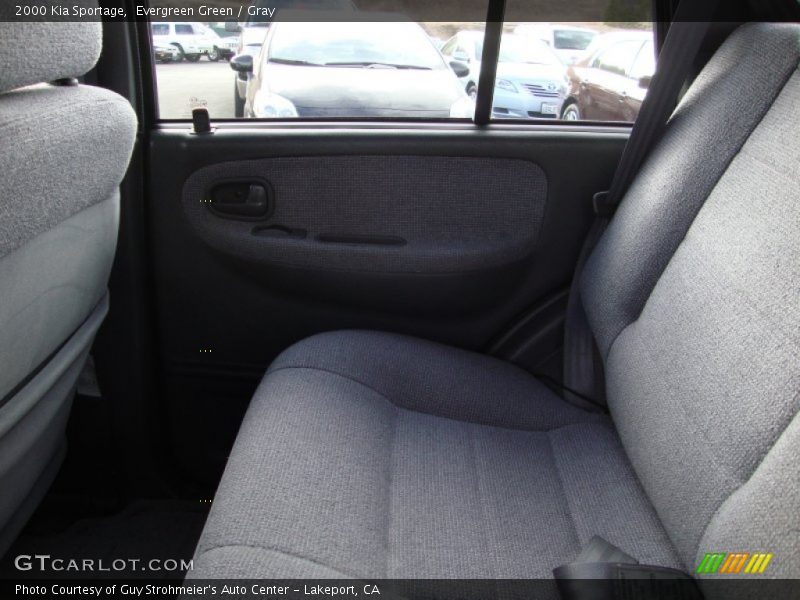 Evergreen Green / Gray 2000 Kia Sportage