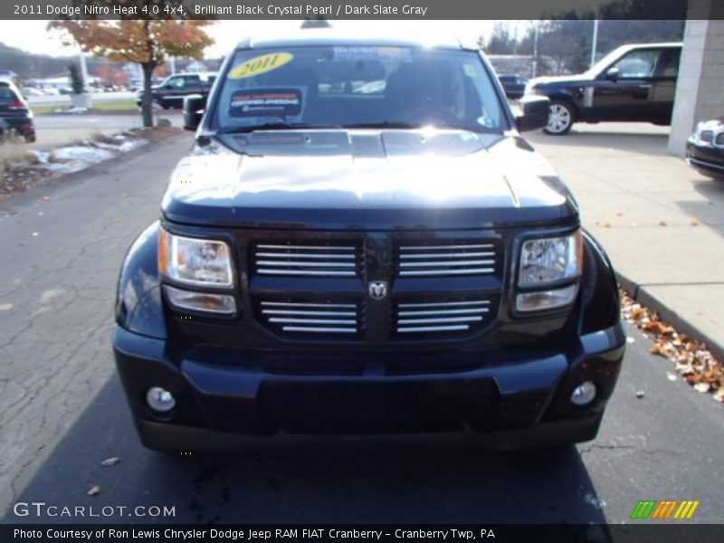 Brilliant Black Crystal Pearl / Dark Slate Gray 2011 Dodge Nitro Heat 4.0 4x4