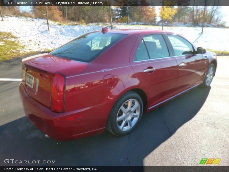 Crystal Red Tintcoat / Ebony 2010 Cadillac STS 4 V6 AWD