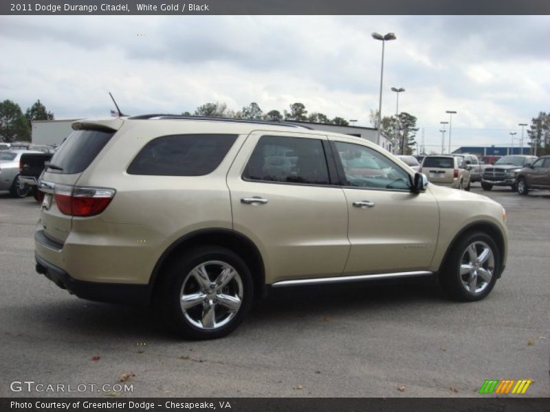 White Gold / Black 2011 Dodge Durango Citadel