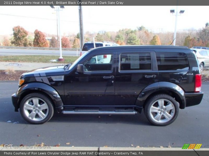 Brilliant Black Crystal Pearl / Dark Slate Gray 2011 Dodge Nitro Heat 4.0 4x4