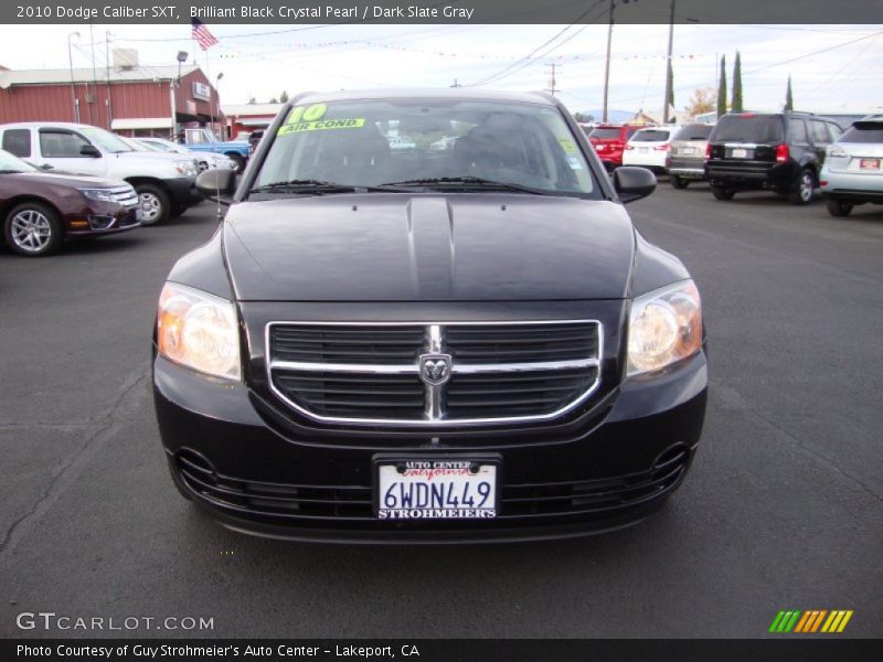 Brilliant Black Crystal Pearl / Dark Slate Gray 2010 Dodge Caliber SXT