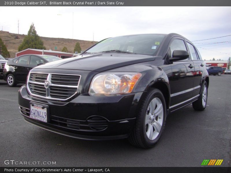 Brilliant Black Crystal Pearl / Dark Slate Gray 2010 Dodge Caliber SXT