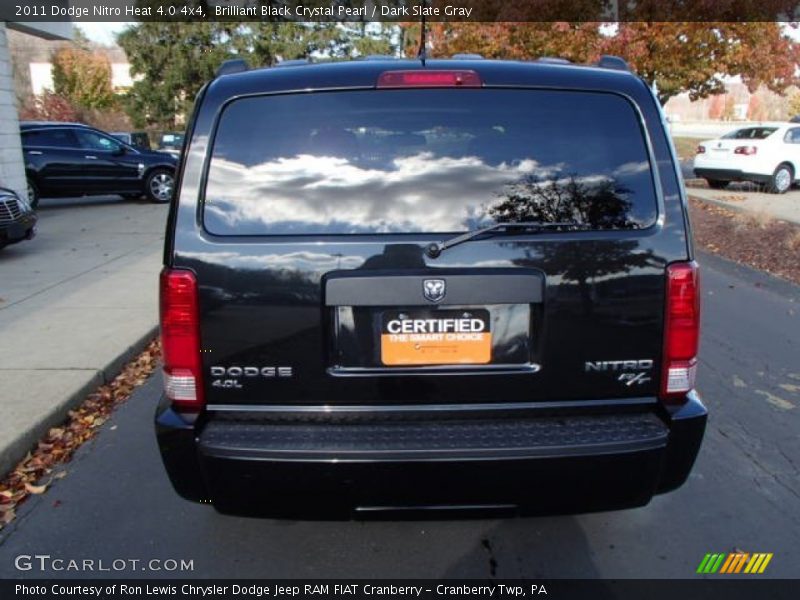 Brilliant Black Crystal Pearl / Dark Slate Gray 2011 Dodge Nitro Heat 4.0 4x4