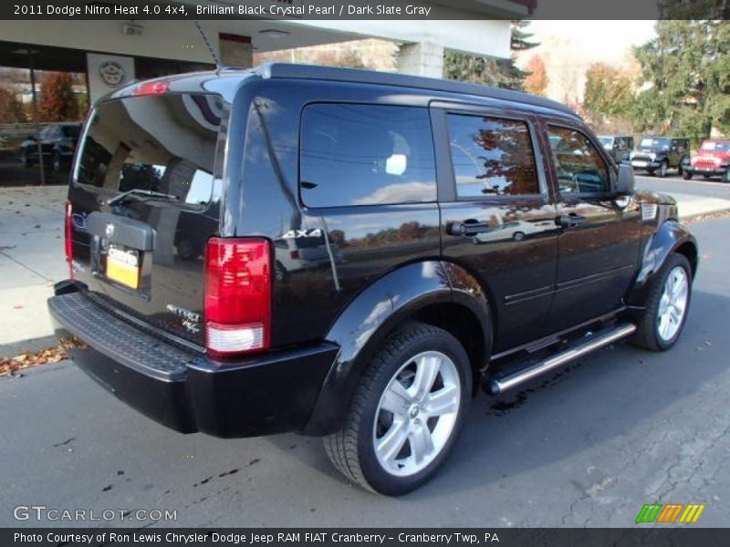 Brilliant Black Crystal Pearl / Dark Slate Gray 2011 Dodge Nitro Heat 4.0 4x4