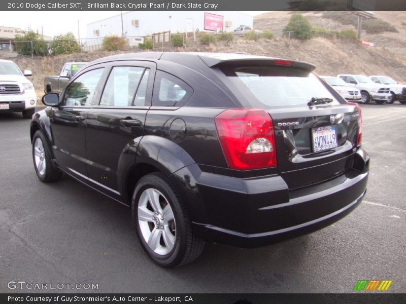 Brilliant Black Crystal Pearl / Dark Slate Gray 2010 Dodge Caliber SXT