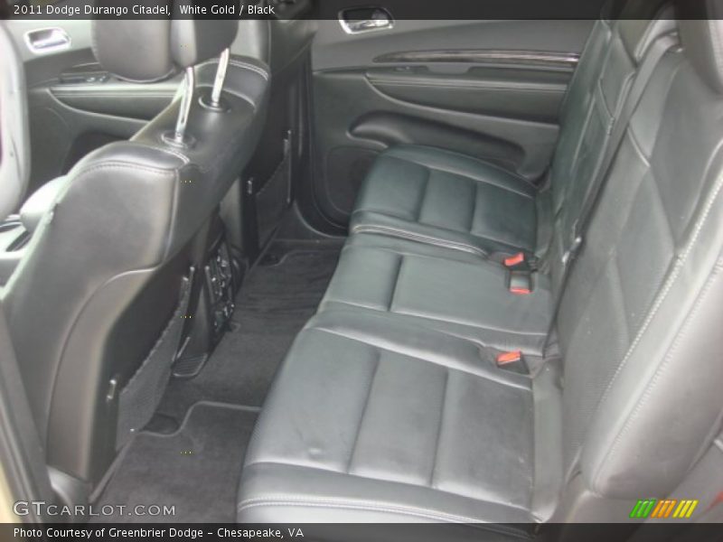 White Gold / Black 2011 Dodge Durango Citadel