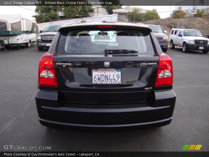 Brilliant Black Crystal Pearl / Dark Slate Gray 2010 Dodge Caliber SXT