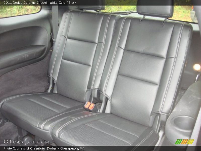 White Gold / Black 2011 Dodge Durango Citadel
