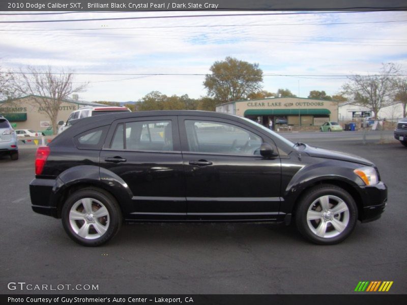 Brilliant Black Crystal Pearl / Dark Slate Gray 2010 Dodge Caliber SXT