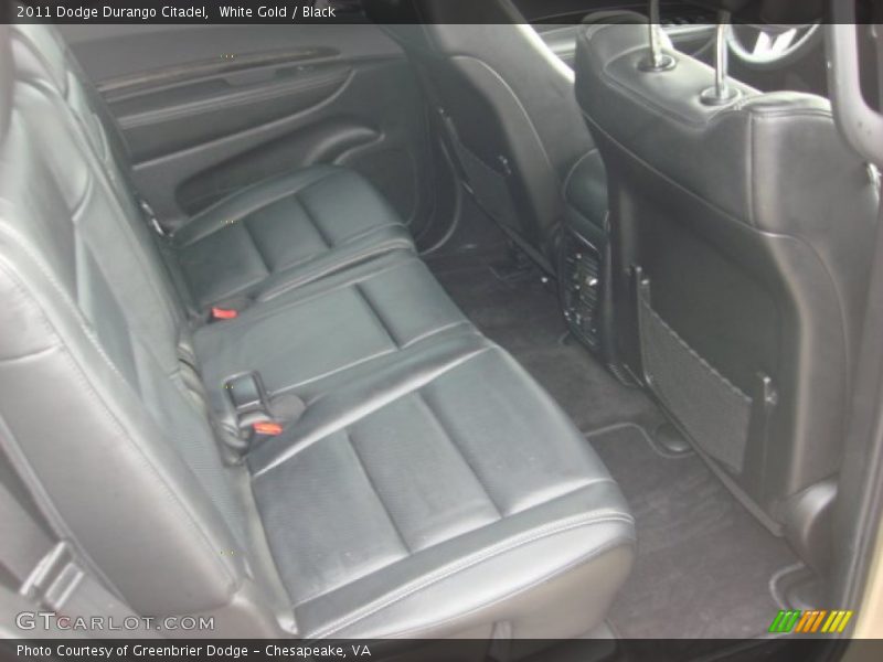White Gold / Black 2011 Dodge Durango Citadel