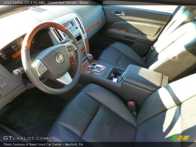 Crystal Red Tintcoat / Ebony 2010 Cadillac STS 4 V6 AWD