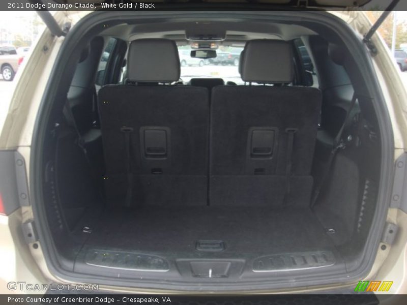 White Gold / Black 2011 Dodge Durango Citadel