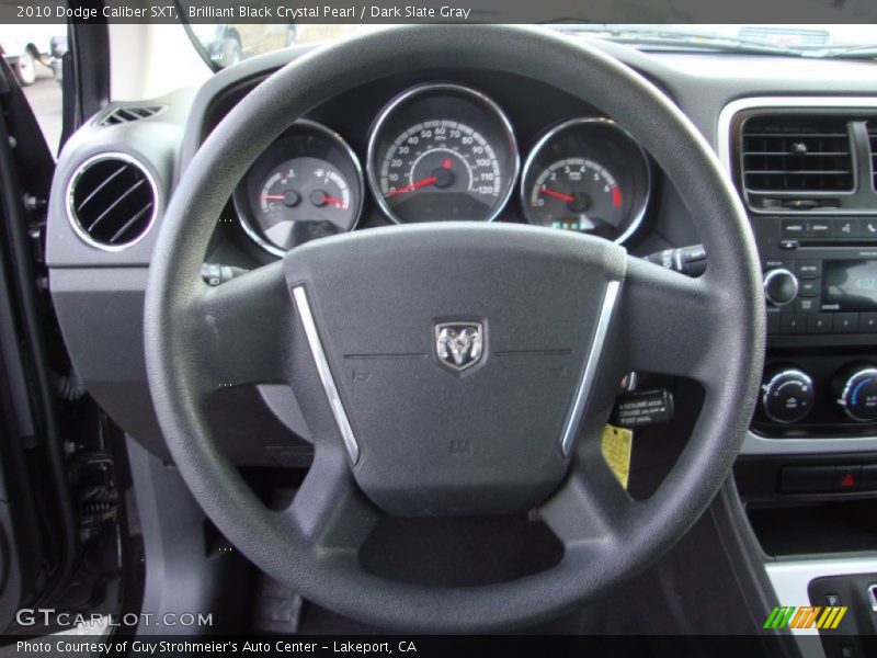 Brilliant Black Crystal Pearl / Dark Slate Gray 2010 Dodge Caliber SXT