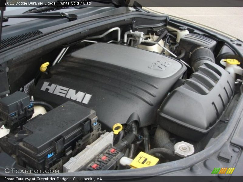 White Gold / Black 2011 Dodge Durango Citadel