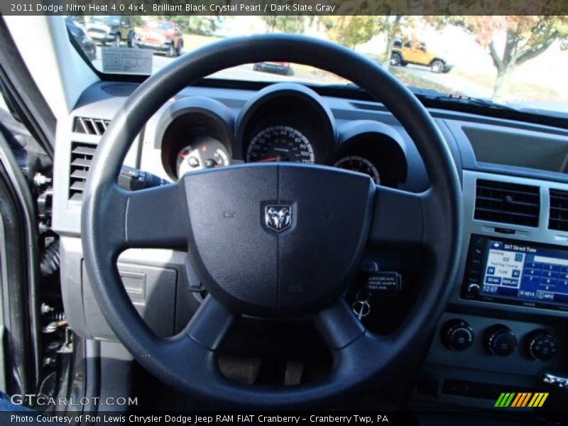 Brilliant Black Crystal Pearl / Dark Slate Gray 2011 Dodge Nitro Heat 4.0 4x4