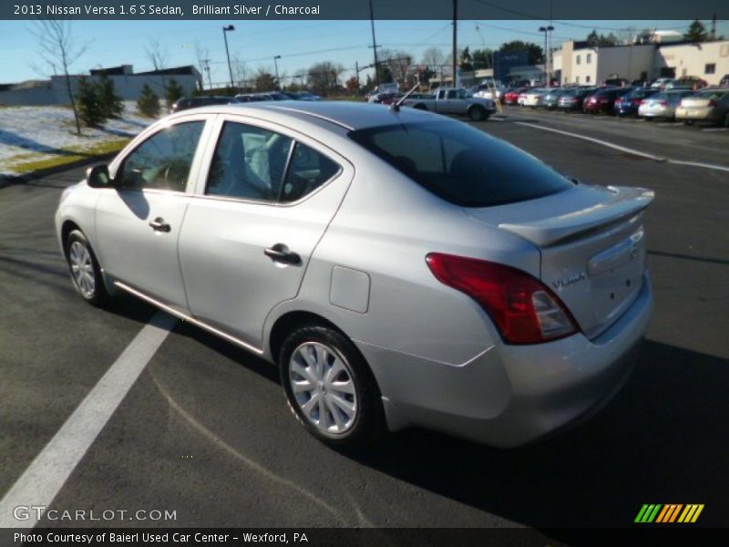 Brilliant Silver / Charcoal 2013 Nissan Versa 1.6 S Sedan