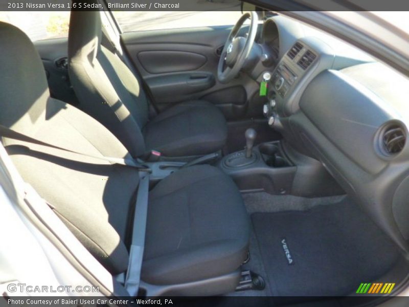 Brilliant Silver / Charcoal 2013 Nissan Versa 1.6 S Sedan