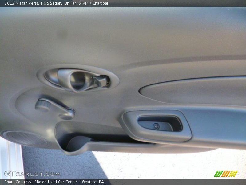 Brilliant Silver / Charcoal 2013 Nissan Versa 1.6 S Sedan