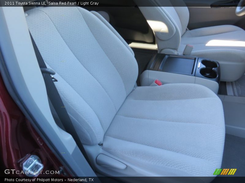 Salsa Red Pearl / Light Gray 2011 Toyota Sienna LE