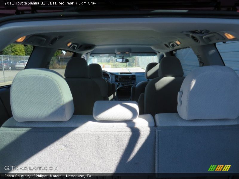 Salsa Red Pearl / Light Gray 2011 Toyota Sienna LE