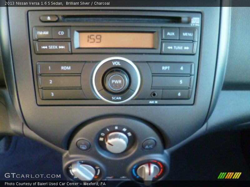 Brilliant Silver / Charcoal 2013 Nissan Versa 1.6 S Sedan