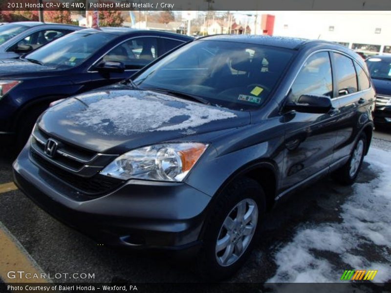 Polished Metal Metallic / Gray 2011 Honda CR-V SE 4WD