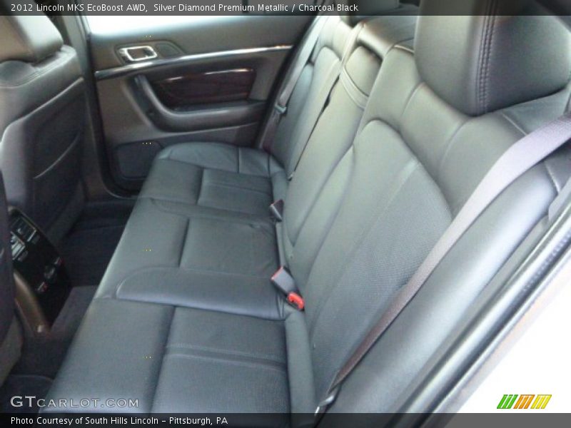 Silver Diamond Premium Metallic / Charcoal Black 2012 Lincoln MKS EcoBoost AWD