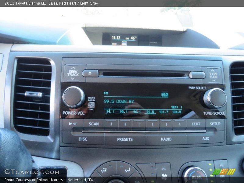 Salsa Red Pearl / Light Gray 2011 Toyota Sienna LE