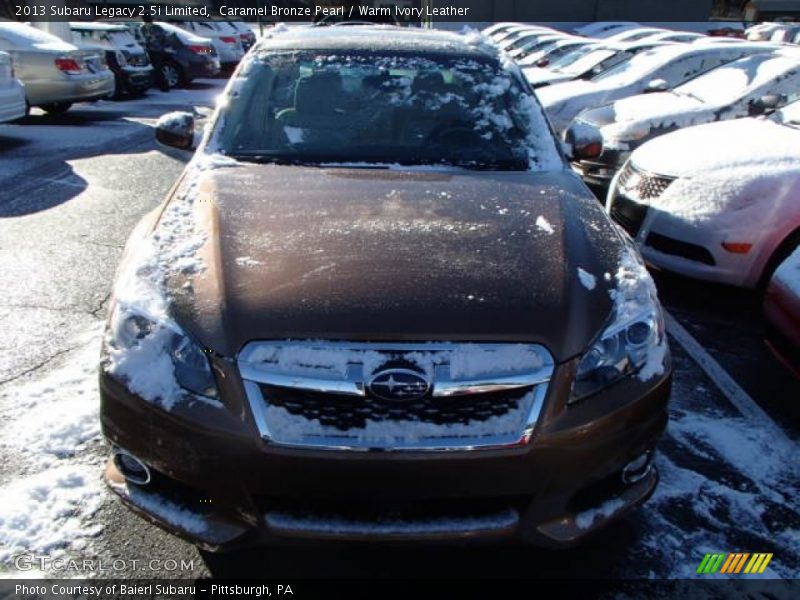 Caramel Bronze Pearl / Warm Ivory Leather 2013 Subaru Legacy 2.5i Limited