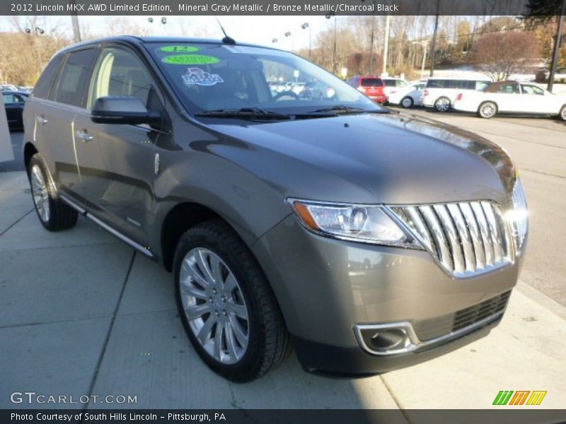 Mineral Gray Metallic / Bronze Metallic/Charcoal Black 2012 Lincoln MKX AWD Limited Edition