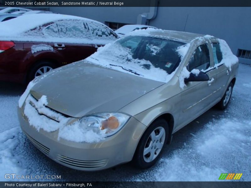 Sandstone Metallic / Neutral Beige 2005 Chevrolet Cobalt Sedan