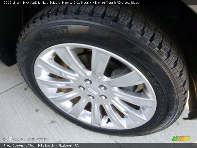 Mineral Gray Metallic / Bronze Metallic/Charcoal Black 2012 Lincoln MKX AWD Limited Edition