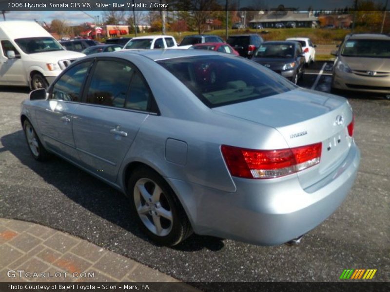 Silver Blue Metallic / Gray 2006 Hyundai Sonata GLS V6