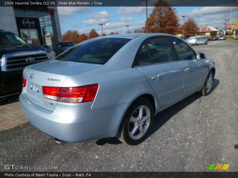Silver Blue Metallic / Gray 2006 Hyundai Sonata GLS V6