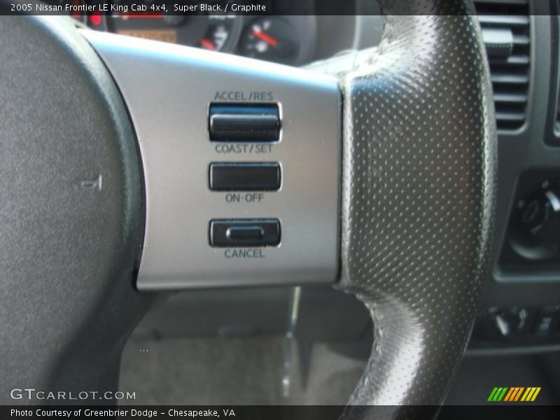 Super Black / Graphite 2005 Nissan Frontier LE King Cab 4x4