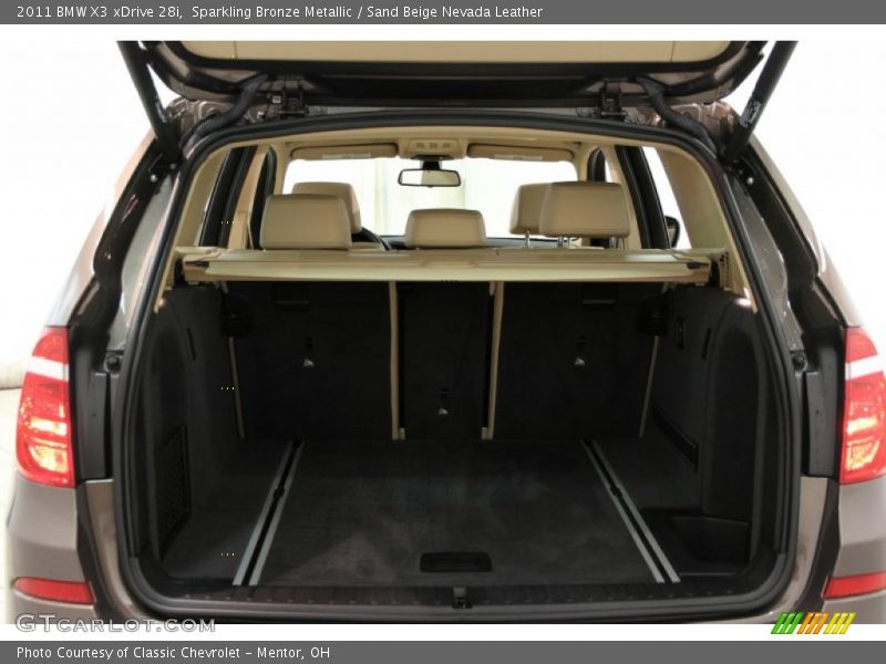 Sparkling Bronze Metallic / Sand Beige Nevada Leather 2011 BMW X3 xDrive 28i
