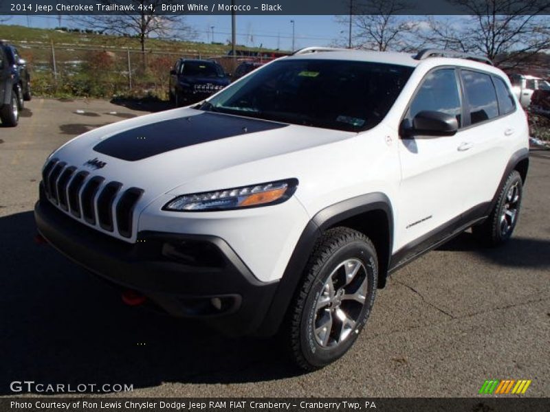 Bright White / Morocco - Black 2014 Jeep Cherokee Trailhawk 4x4