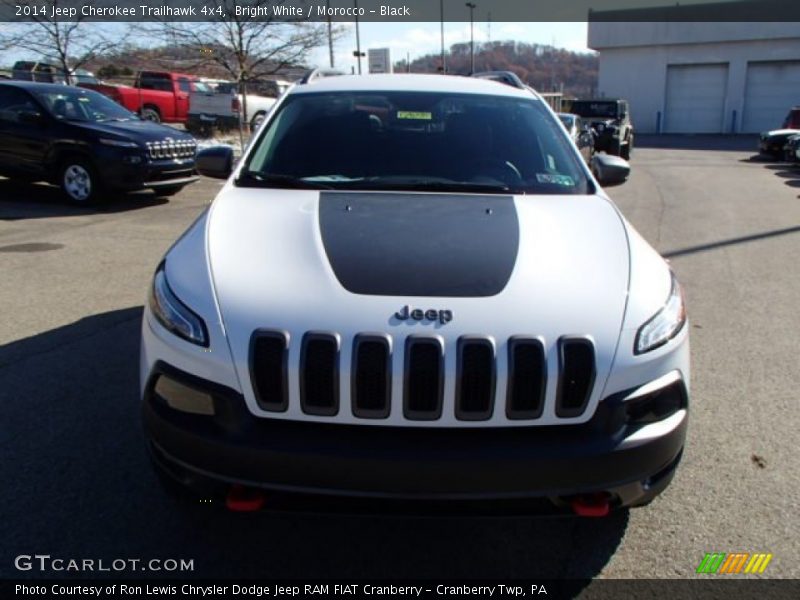 Bright White / Morocco - Black 2014 Jeep Cherokee Trailhawk 4x4
