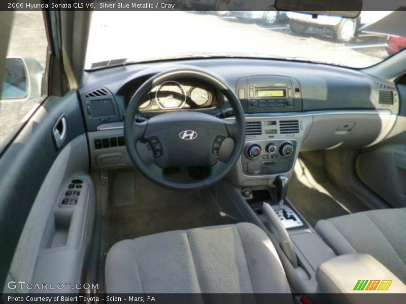 Silver Blue Metallic / Gray 2006 Hyundai Sonata GLS V6