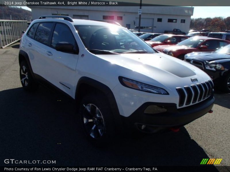 Bright White / Morocco - Black 2014 Jeep Cherokee Trailhawk 4x4