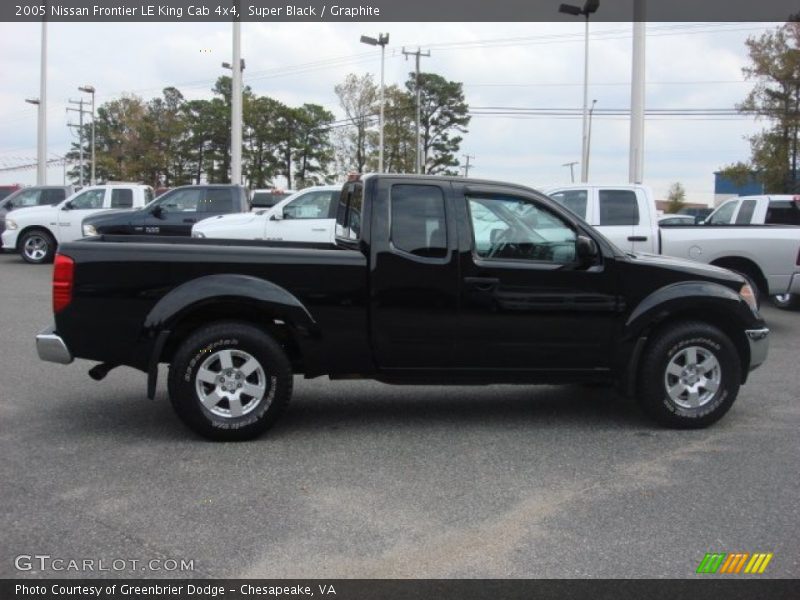 Super Black / Graphite 2005 Nissan Frontier LE King Cab 4x4