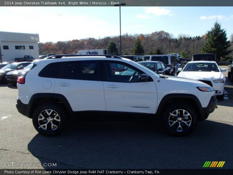 Bright White / Morocco - Black 2014 Jeep Cherokee Trailhawk 4x4