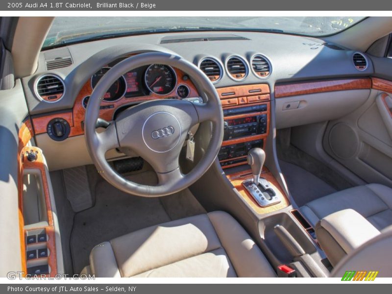 Brilliant Black / Beige 2005 Audi A4 1.8T Cabriolet