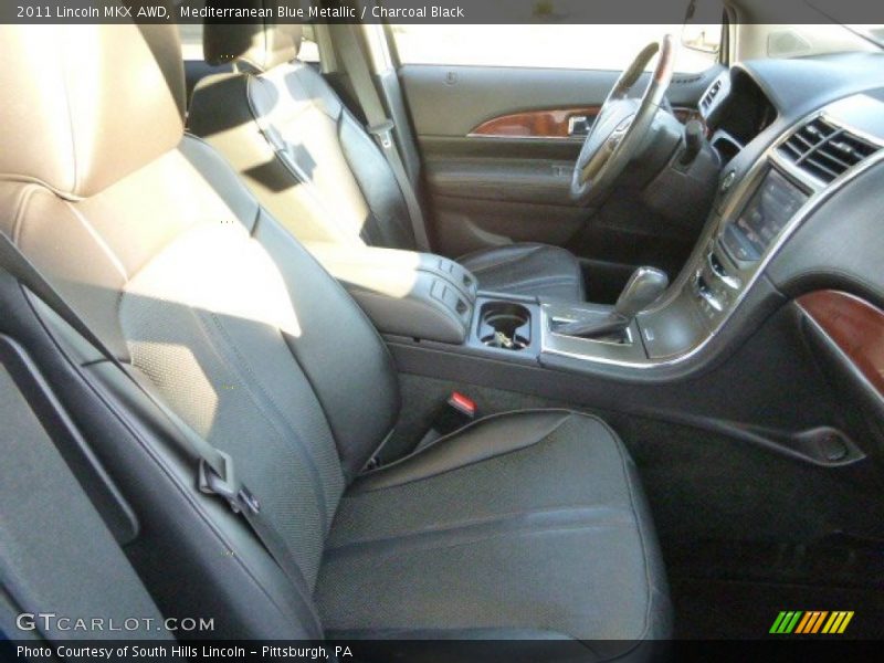 Mediterranean Blue Metallic / Charcoal Black 2011 Lincoln MKX AWD
