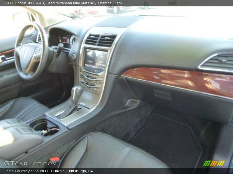 Mediterranean Blue Metallic / Charcoal Black 2011 Lincoln MKX AWD