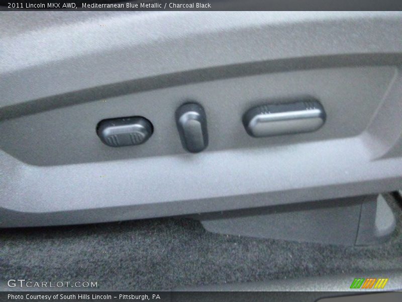 Mediterranean Blue Metallic / Charcoal Black 2011 Lincoln MKX AWD